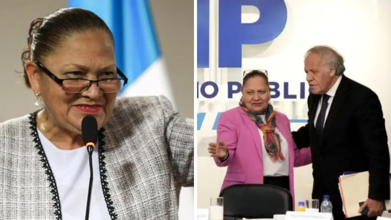 Consuelo Porras durante su gestión como fiscal general de Guatemala