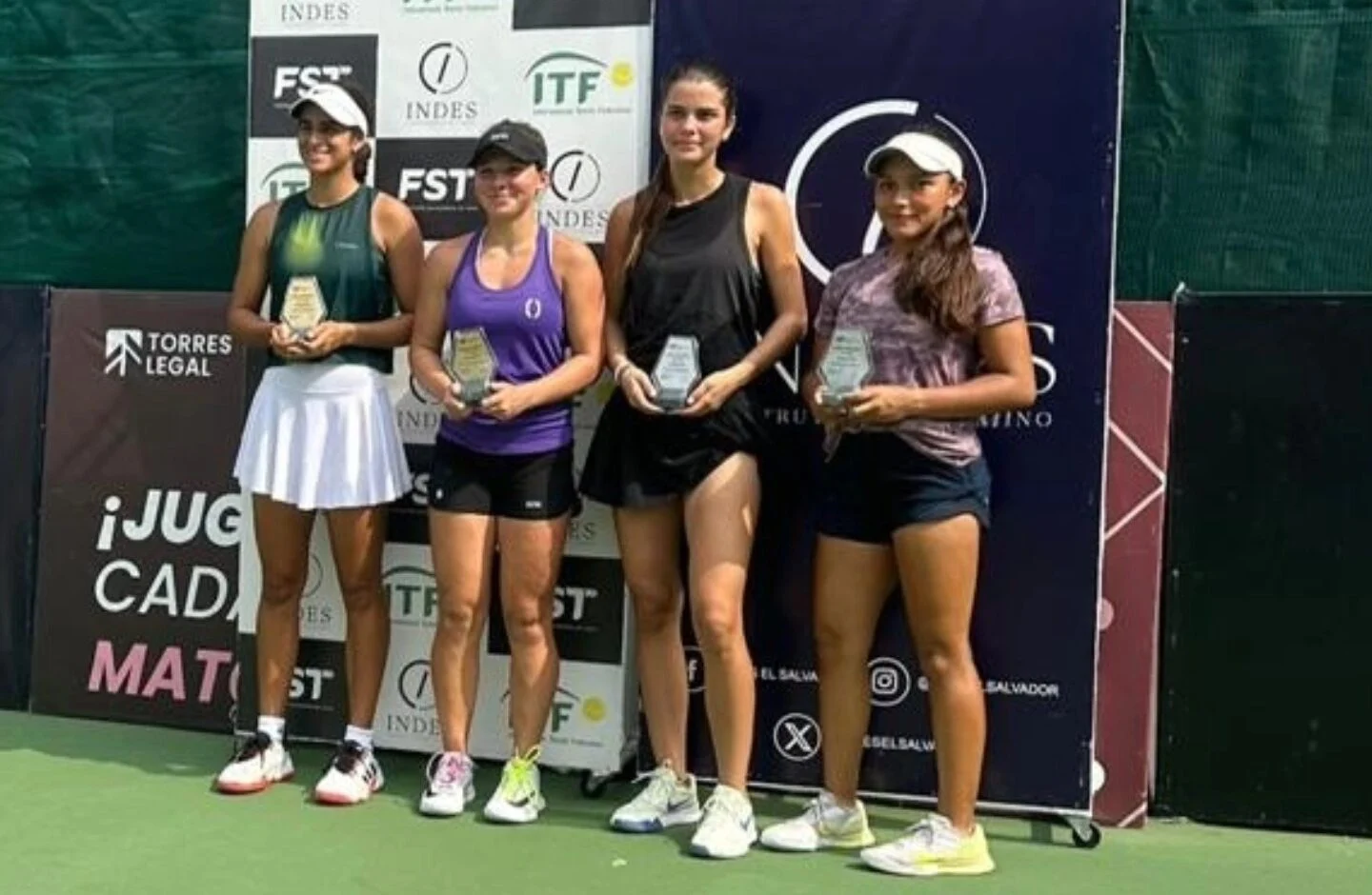 Alison Oliva firma doble subcampeonato para Guatemala en el J60 Copa Hilton 3 de Santa Tecla