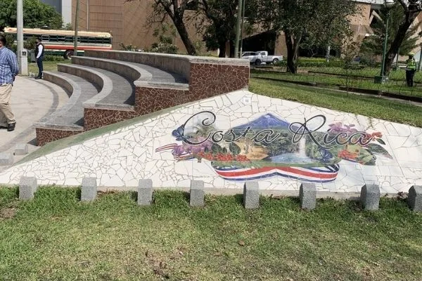 Mosaico de la Plaza Costa Rica