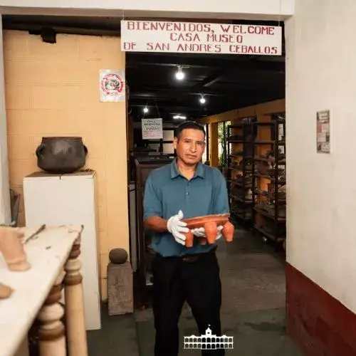 Piezas arqueológicas conservadas en la Casa Museo San Andrés Ceballos