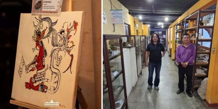 Piezas de la Casa Museo San Andrés Ceballos en Sacatepéquez