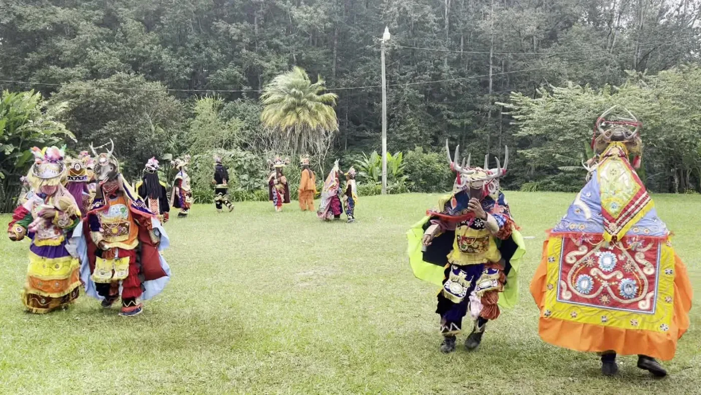 Presentación de la Danza del Venado en Cobán, Guatemala