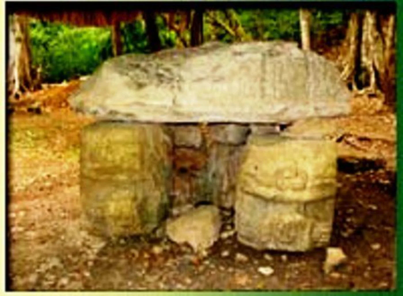 Altar relacionado con El Perú-Waka’ usado como imagen documental