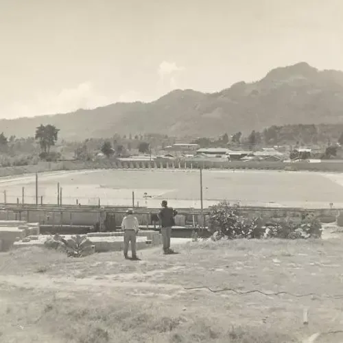 Panorámica histórica del terreno del Estadio Marquesa de la Ensenada