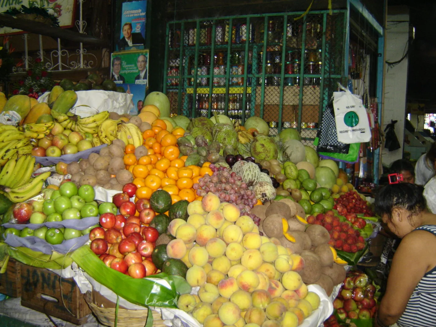 Frutas en el Mercado Central de Guatemala