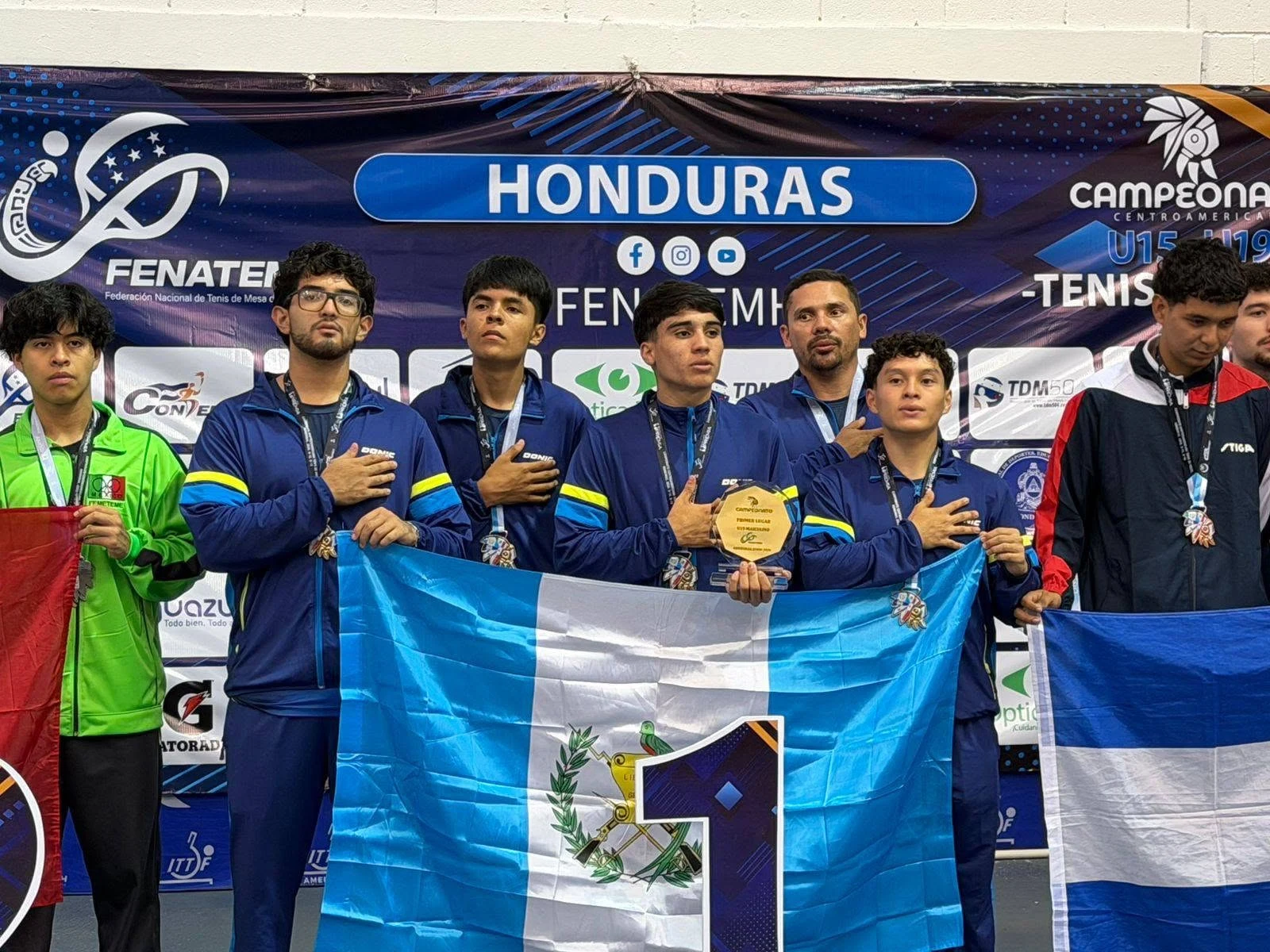 Guatemala gana el Centroamericano Juvenil de Tenis de Mesa 2026 con 17 medallas en Tegucigalpa