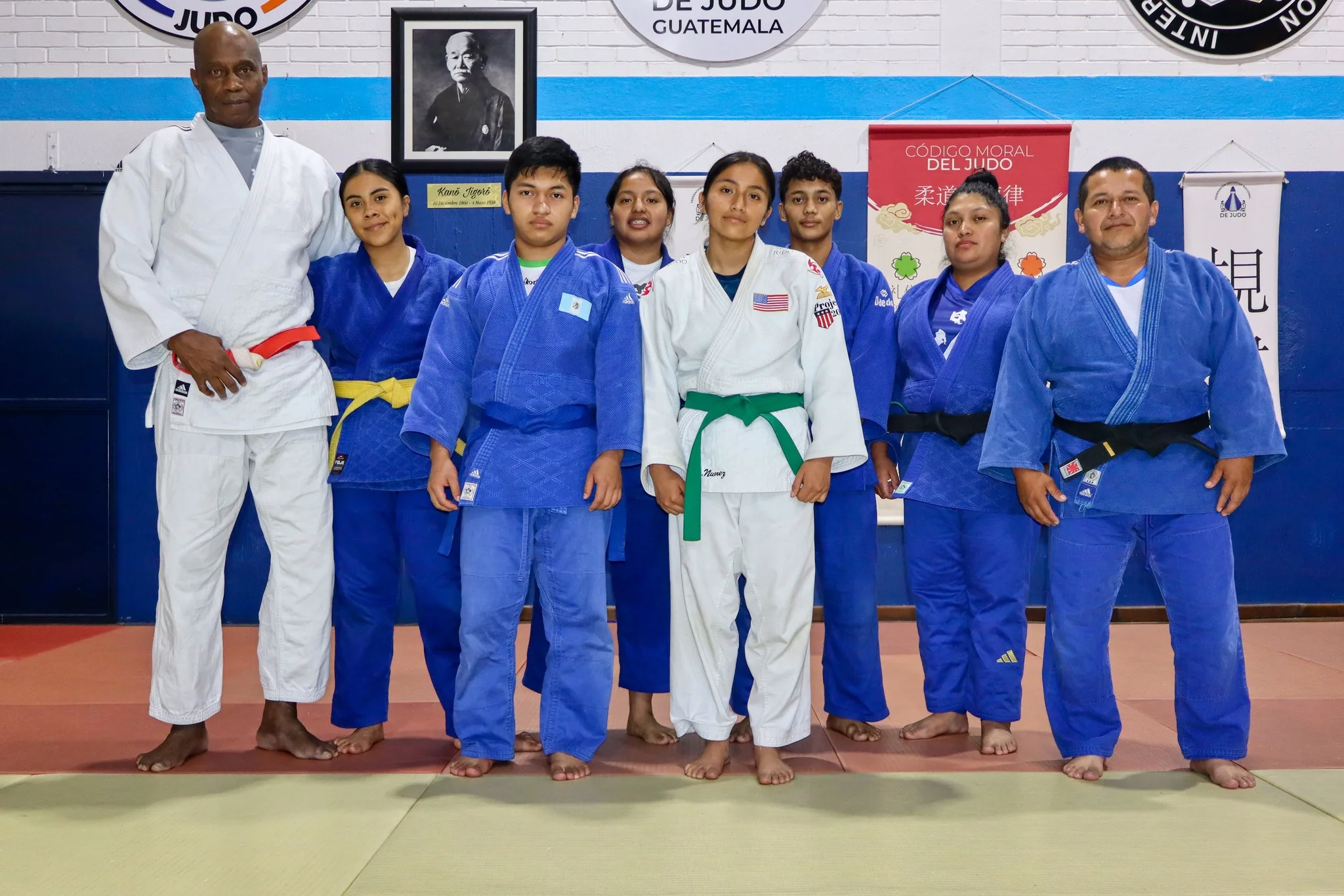 Delegacion guatemalteca de judo en la Copa Panamericana Cadete Lima 2026