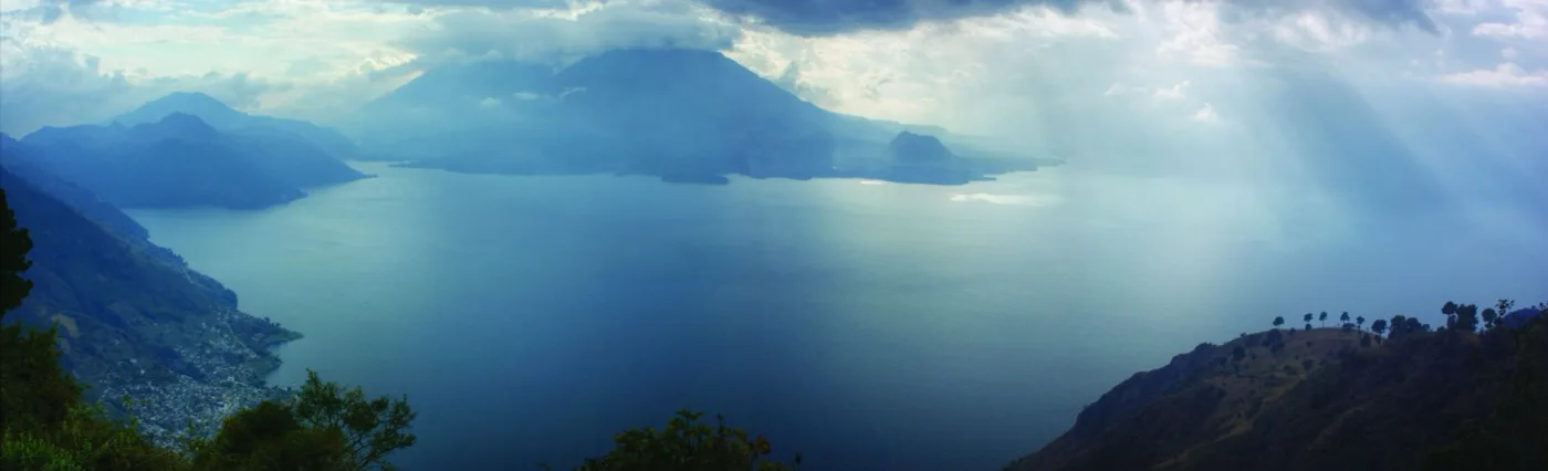 Lago de Atitlán en Guatemala