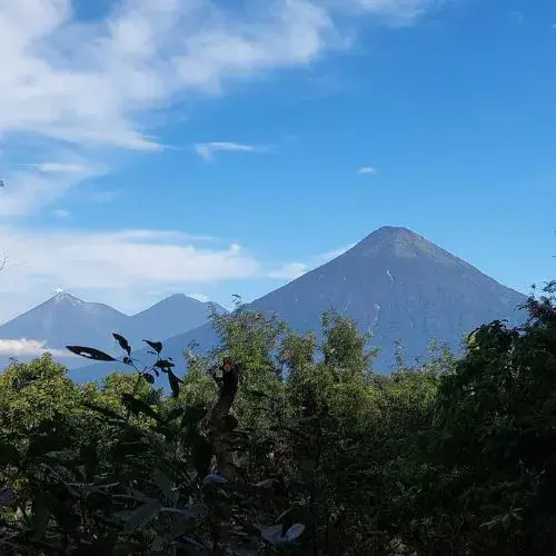 Personas observan aves con cámaras y binoculares en Montaña La Negra