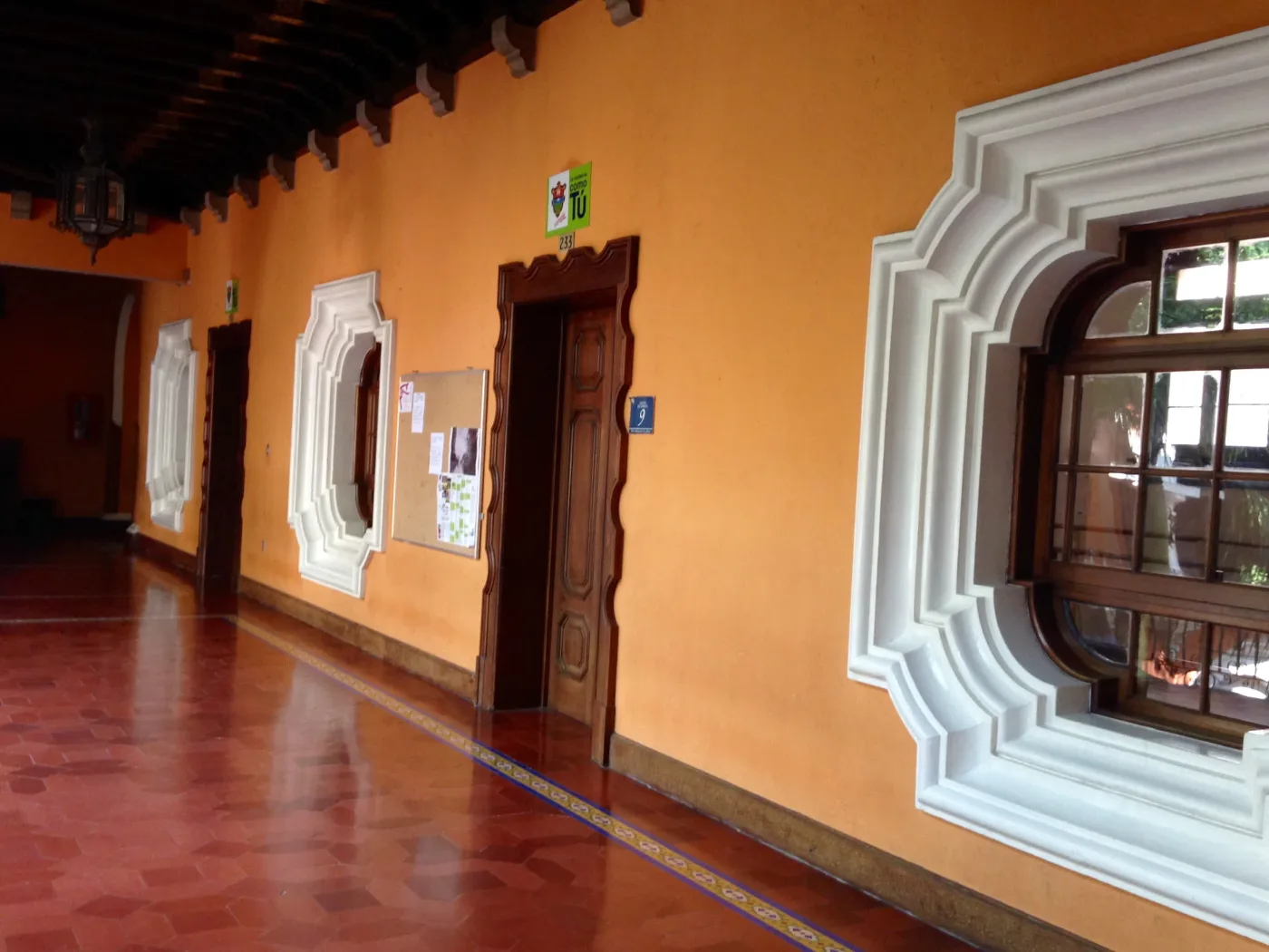 Interior del Palacio de Correos de Guatemala