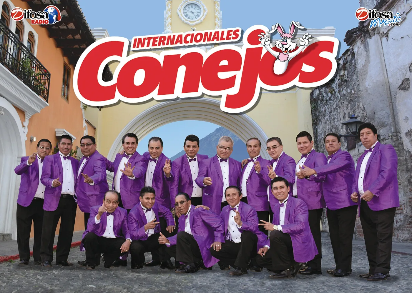 Marimba Internacionales Conejos durante una presentación