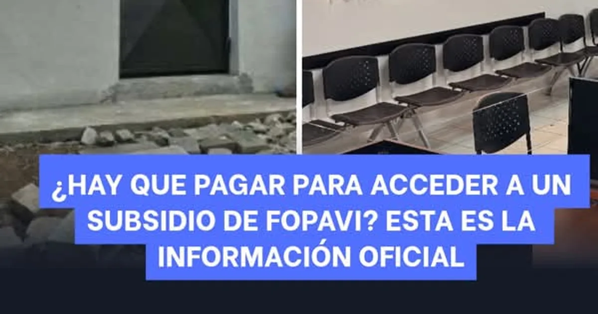 Gráfico de Guate365 que pregunta si hay que pagar para acceder a un subsidio de FOPAVI