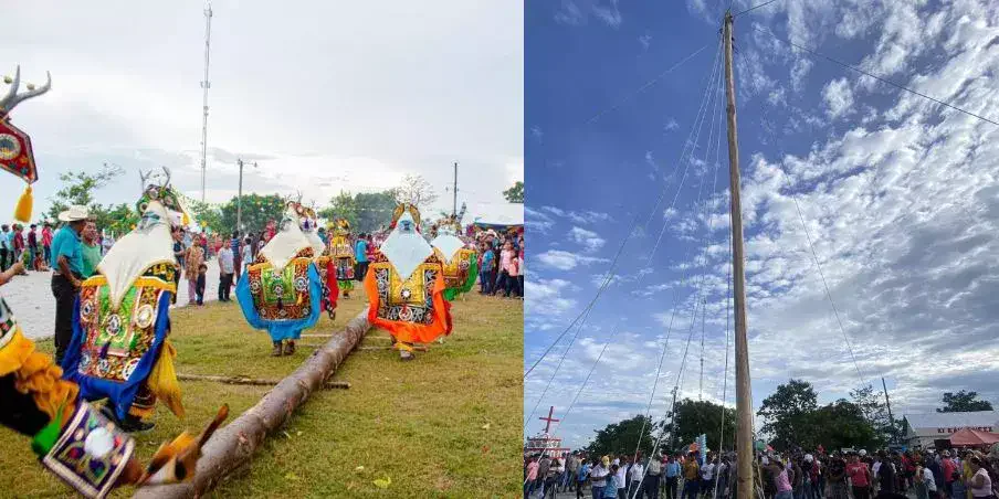 Palo Encebado en Petén: origen y tradición de las fiestas patronales