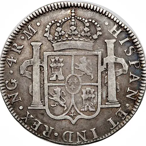 Monedas reales de época colonial