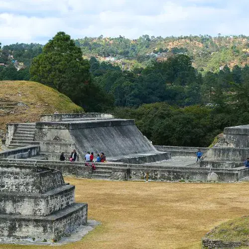 Juego de pelota del Parque Arqueológico Zaculeu