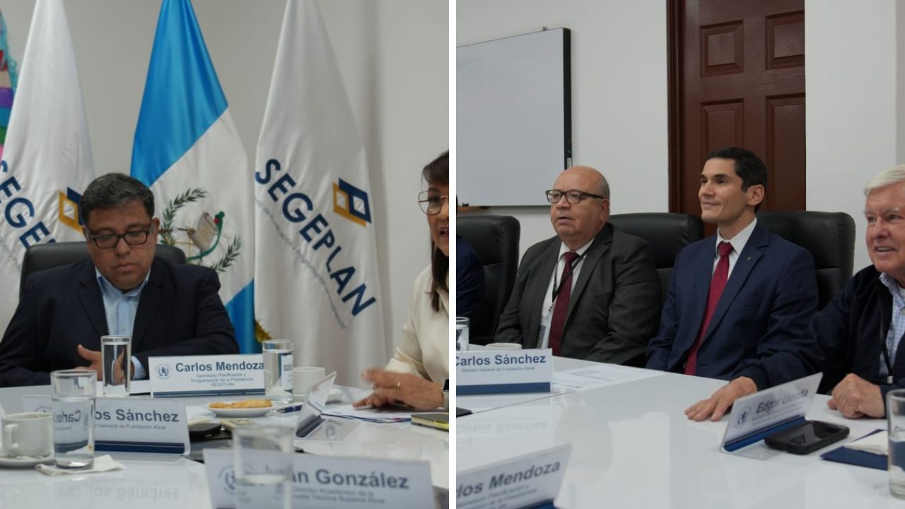 Convenio entre Segeplan y Fundación Kinal para educación técnica no universitaria en Guatemala