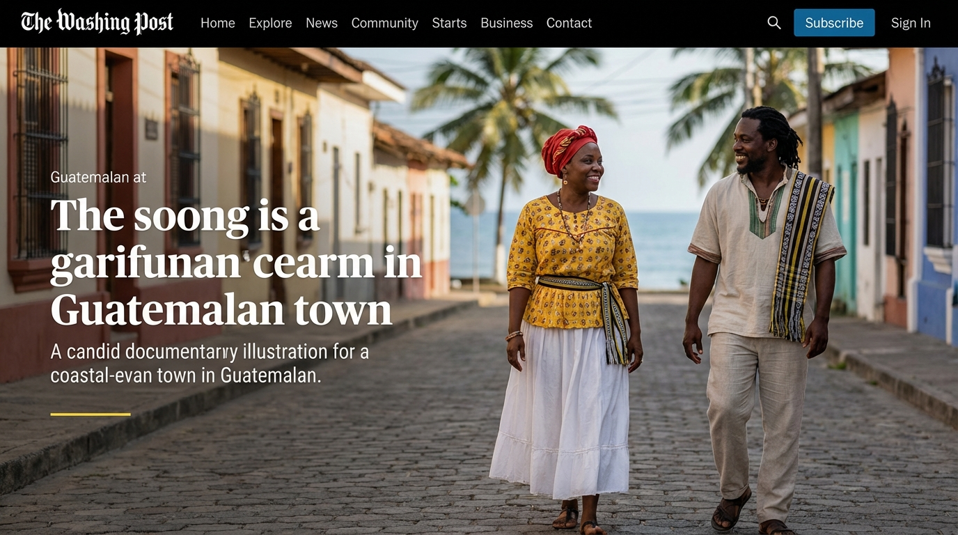 TRAJE TIPICO GARIFUNA