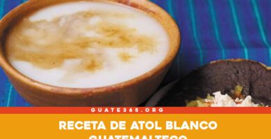 Receta de atol blanco guatemalteco