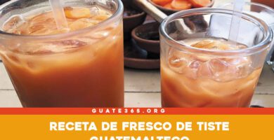 fresco de tiste guatemalteco