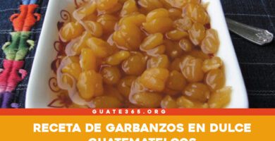 garbanzos en dulce guatemaltecos
