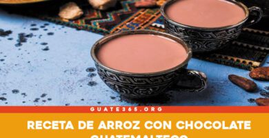 arroz con chocolate guatemalteco