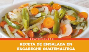 ensalada en escabeche guatemalteca