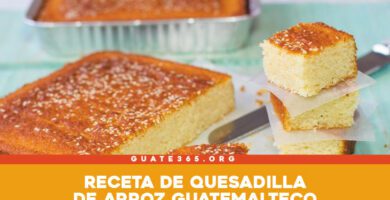 quesadilla de arroz guatemalteco