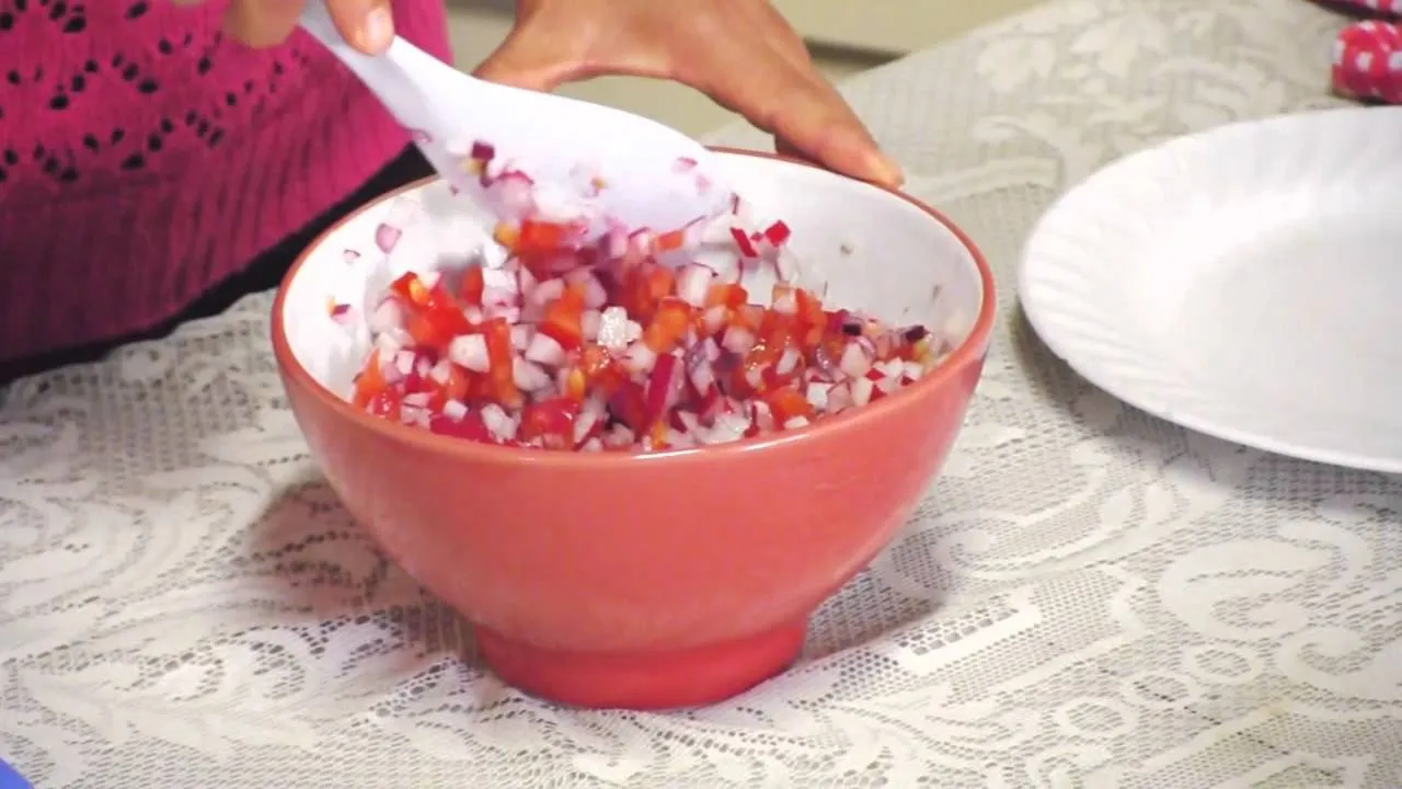 picado de rábano guatemalteco