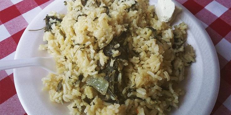 arroz con chipilin guatemalteco