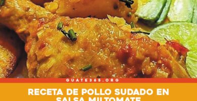 pollo sudado en salsa miltomate