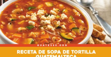 sopa de tortilla guatemalteca