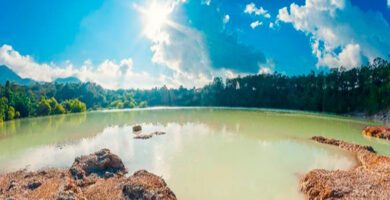 Laguna de Ixpaco en Santa Rosa