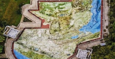 Mapa en Relieve de Guatemala en Ciudad de Guatemala