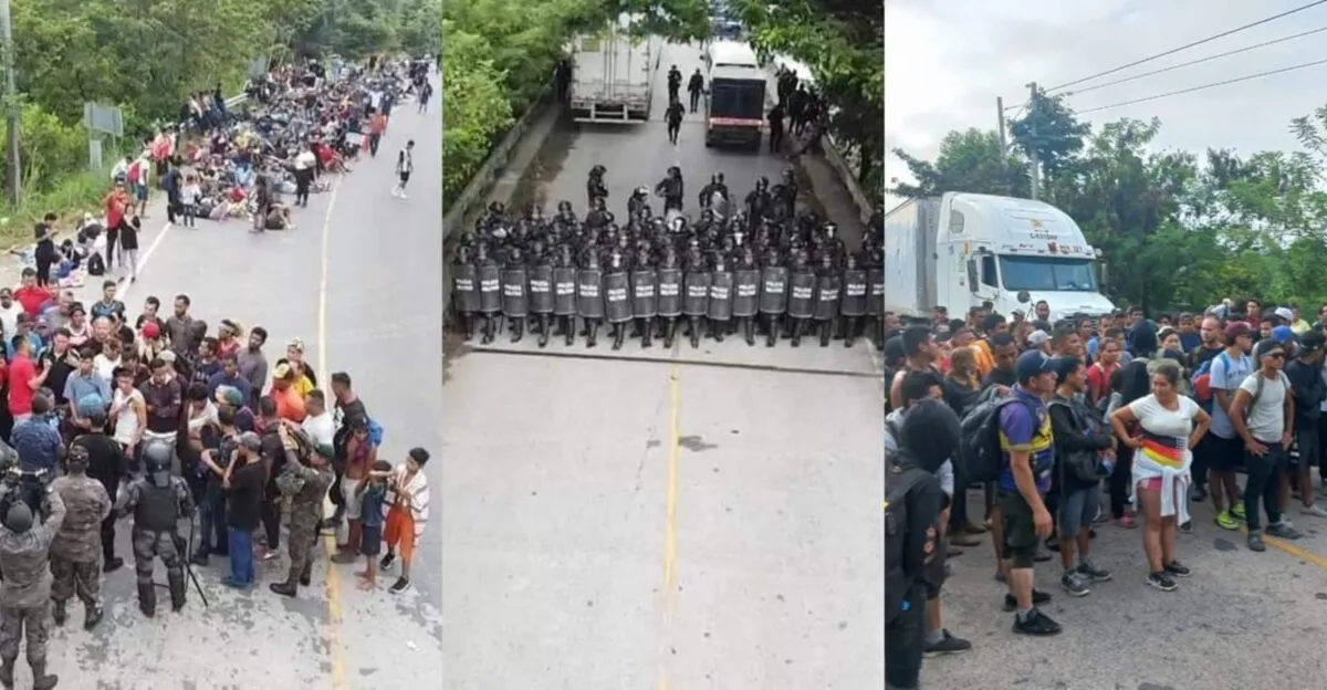 Regresa caravana de migrantes a la frontera de Guatemala y Honduras, esta vez podrían ser miles