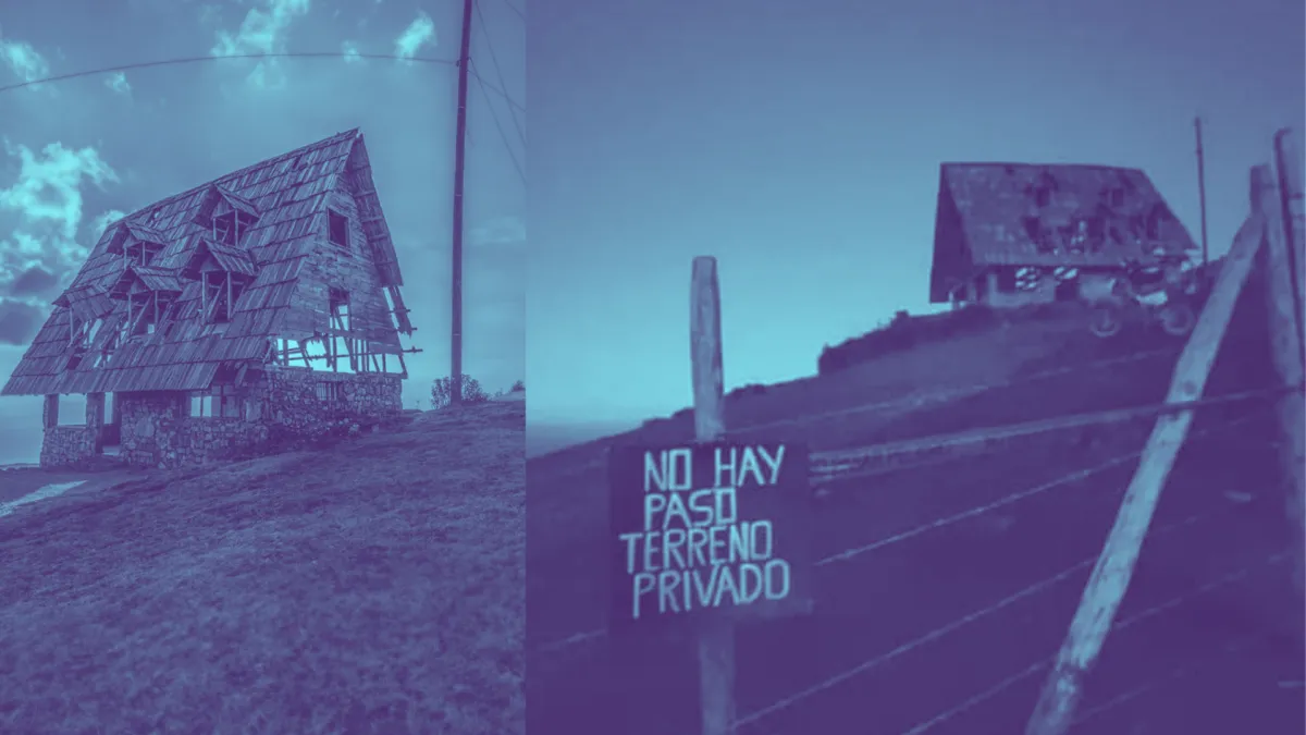 Está prohibido el paso a Mirador Juan Diéguez Olaverri en Huehuetenango