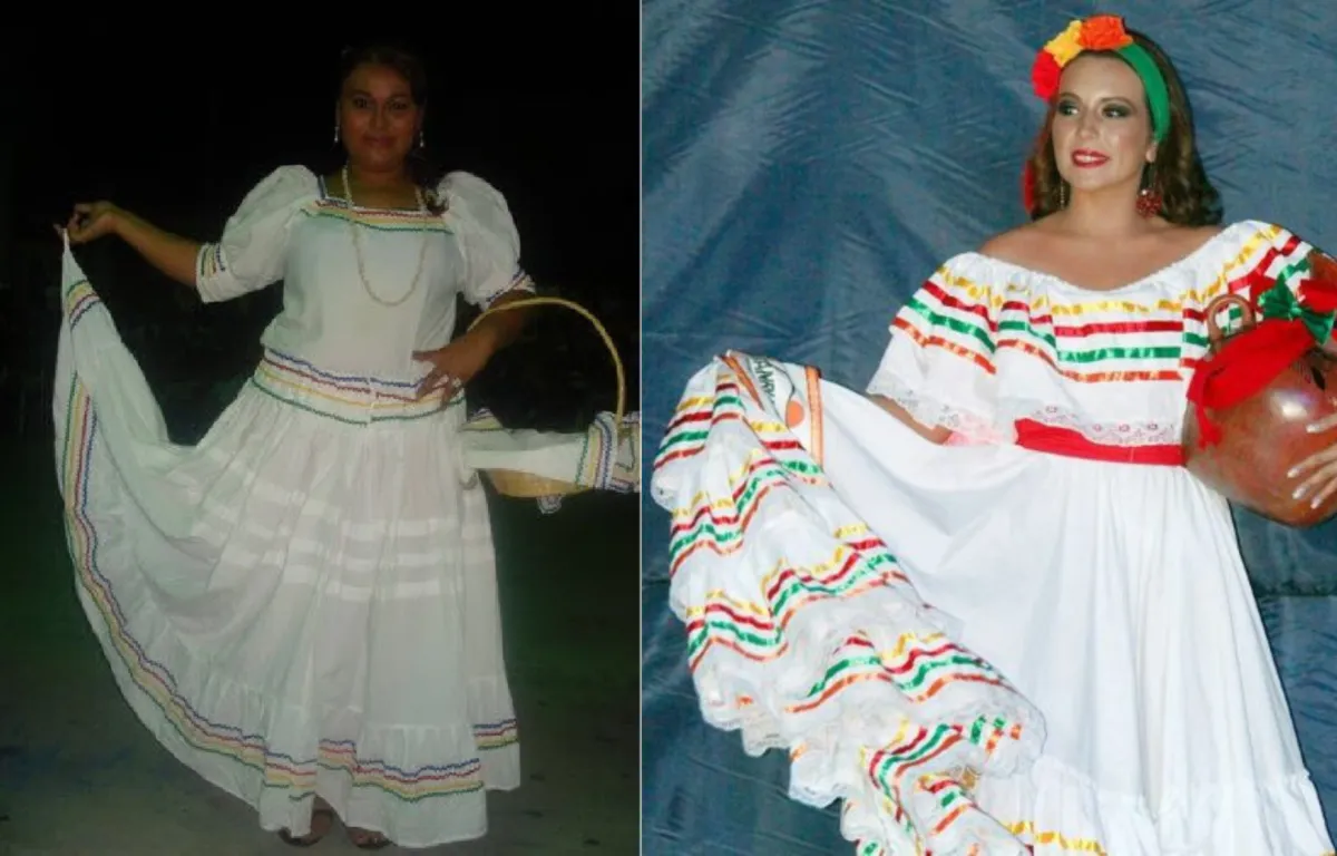 Referencia visual de prendas asociadas con el traje típico de El Progreso, Guatemala