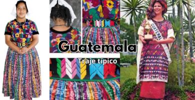 Mujer guatemalteca luciendo un traje típico