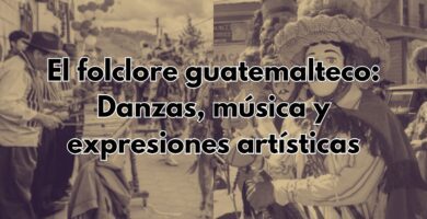 Pareja guatemalteca bailando danza tradicional