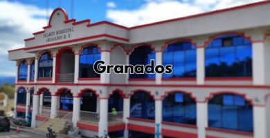 Vista panorámica de Granados, Baja Verapaz, Guatemala