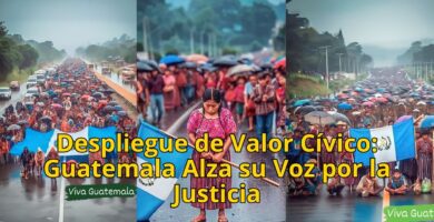 Despliegue de Valor Cívico: Guatemala Alza su Voz por la Justicia