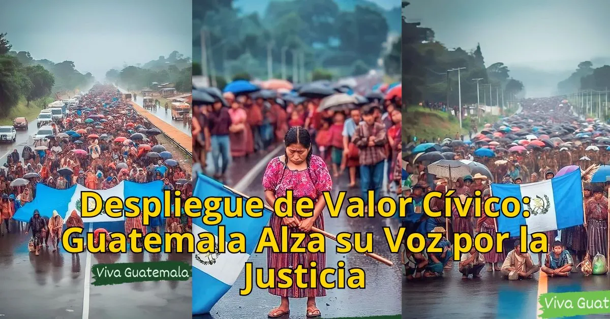 Despliegue de Valor Cívico: Guatemala Alza su Voz por la Justicia