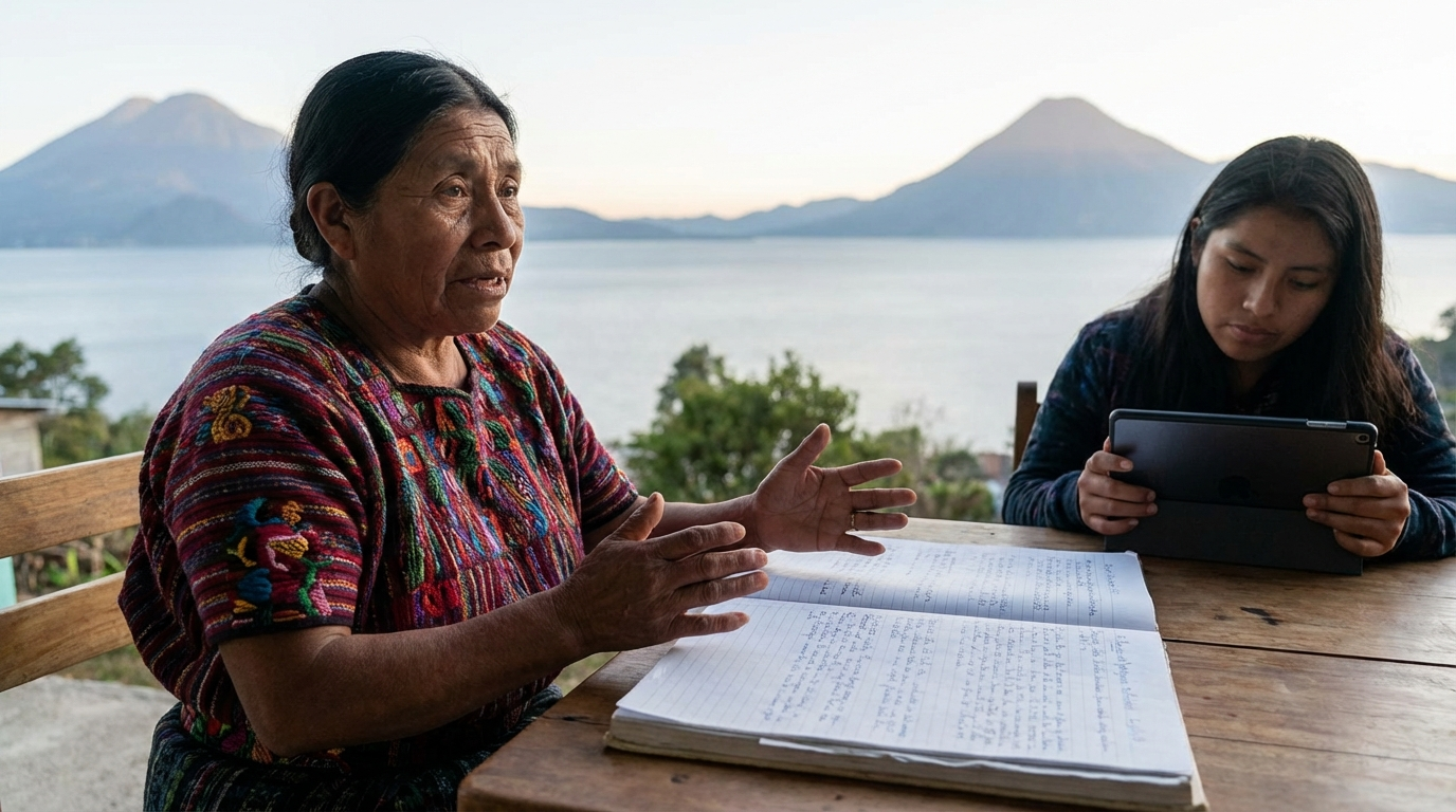 Palabras en idioma tz’utujil de Guatemala