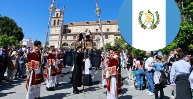 Procesión Cristo Yacente del templo el Calvario