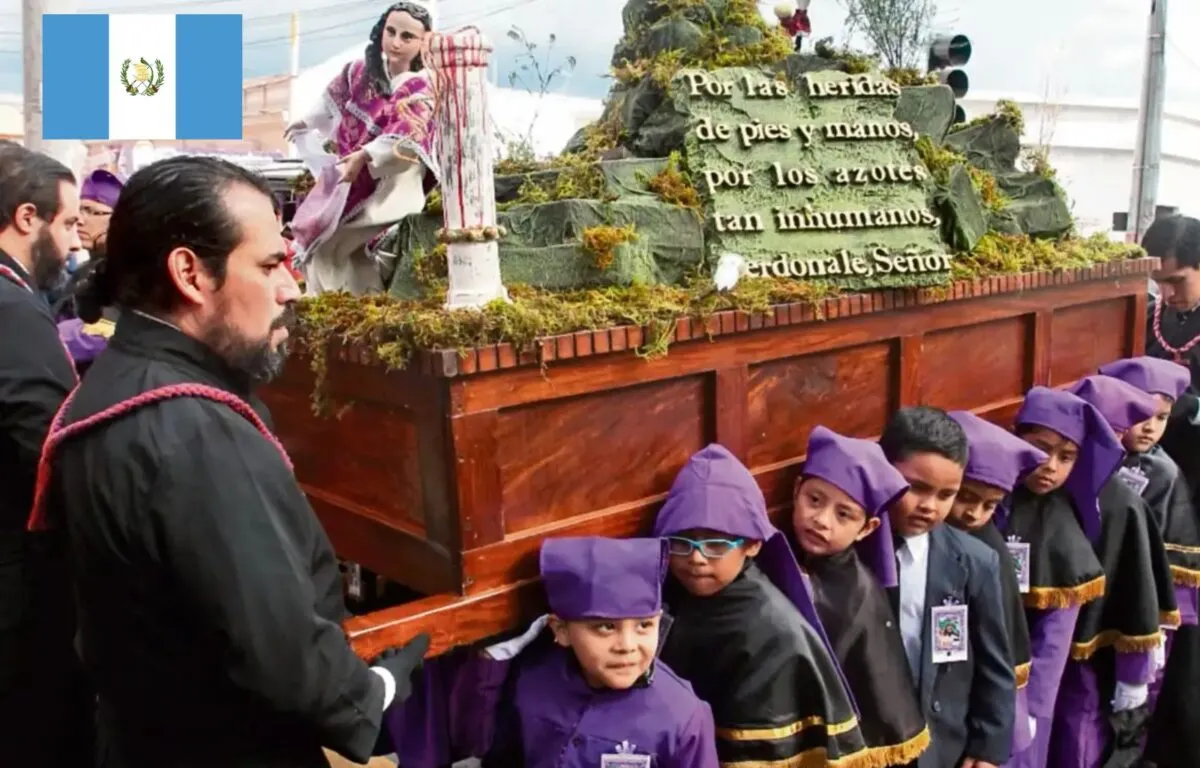 Procesiones Zona 1 Hoy, Calendario de Procesiones Infantiles Semana Santa 2024