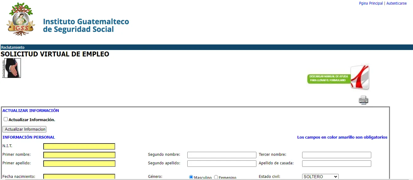 ¿Cómo Aplicar a IGSS Empleos?