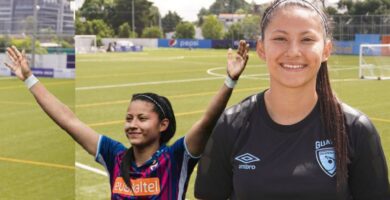 Andrea Álvarez Delantera Guatemalteca que es elogiada en España con el mejor Gol de la jornada