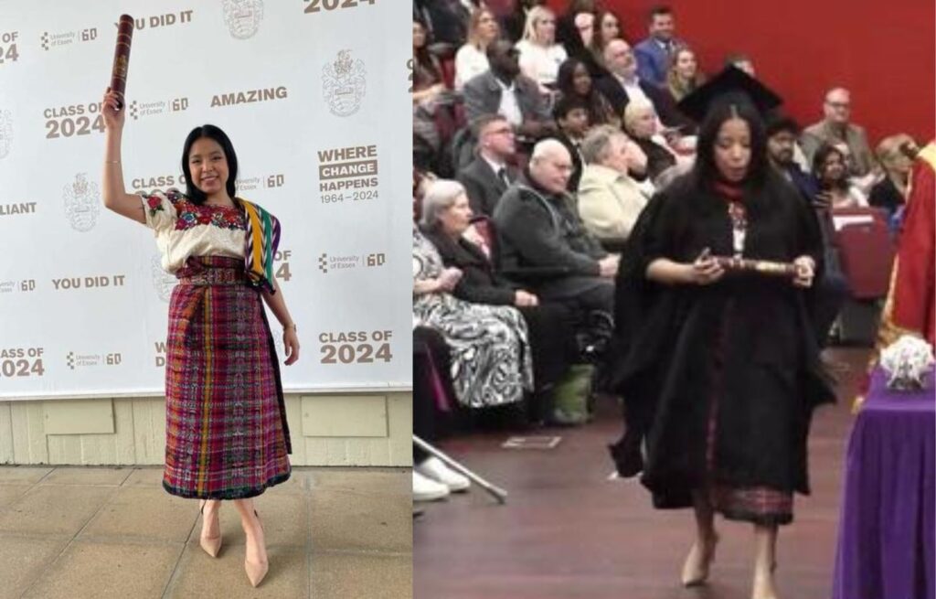 La Guatemalteca graduada en Inglaterra para combatir el cancer !Orgullo Nacional!