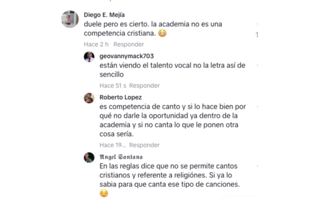 Cantar a Alguien Debatida Discusión en Redes Sociales