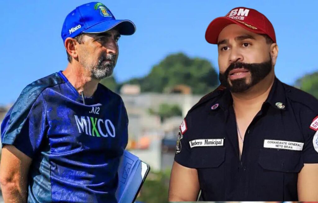 Chapa Benítez se lo deja claro a Neto Bran en la final de Deportivo Mixco