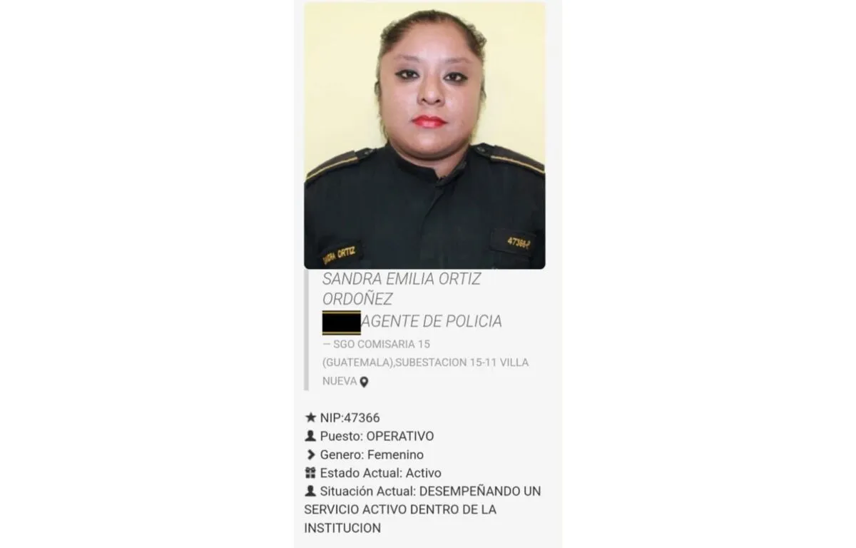 Detalles del accidente y el acto heroico de la agente